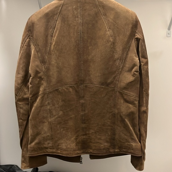 Brown leather jacket - Danier - EUC - Picture 6 of 13